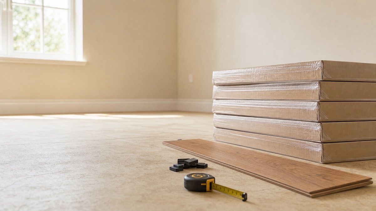 Flooring Calculator: Square Feet, Waste & Boxes